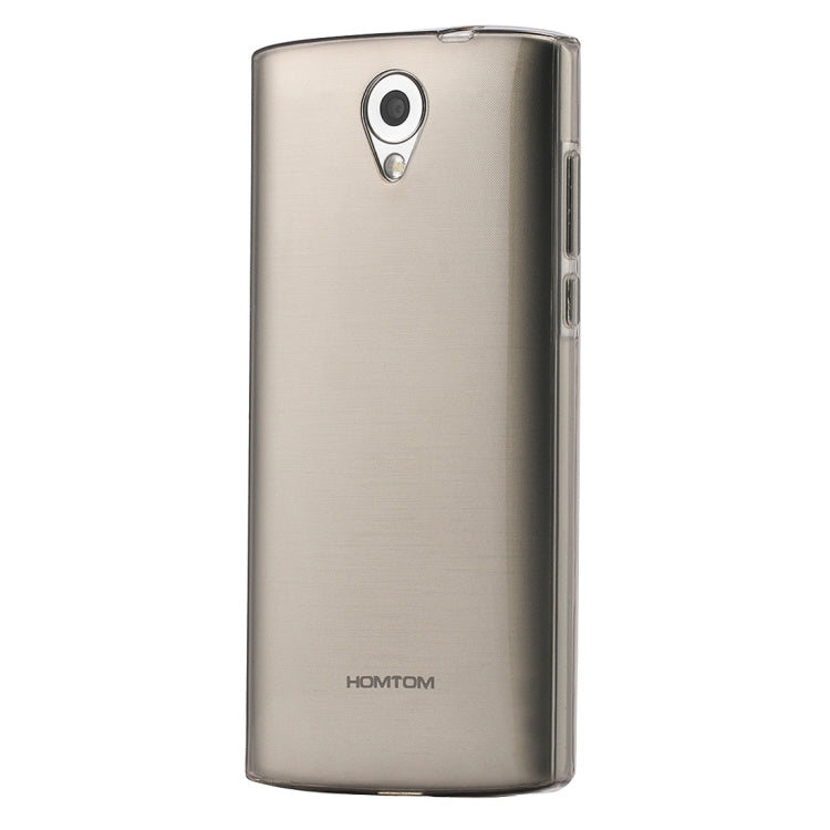 3 in 1 HOMTOM for HT7 & HT7 Pro TPU Protective Case + Flax Texture Leather Case + Tempered Glass Screen Film