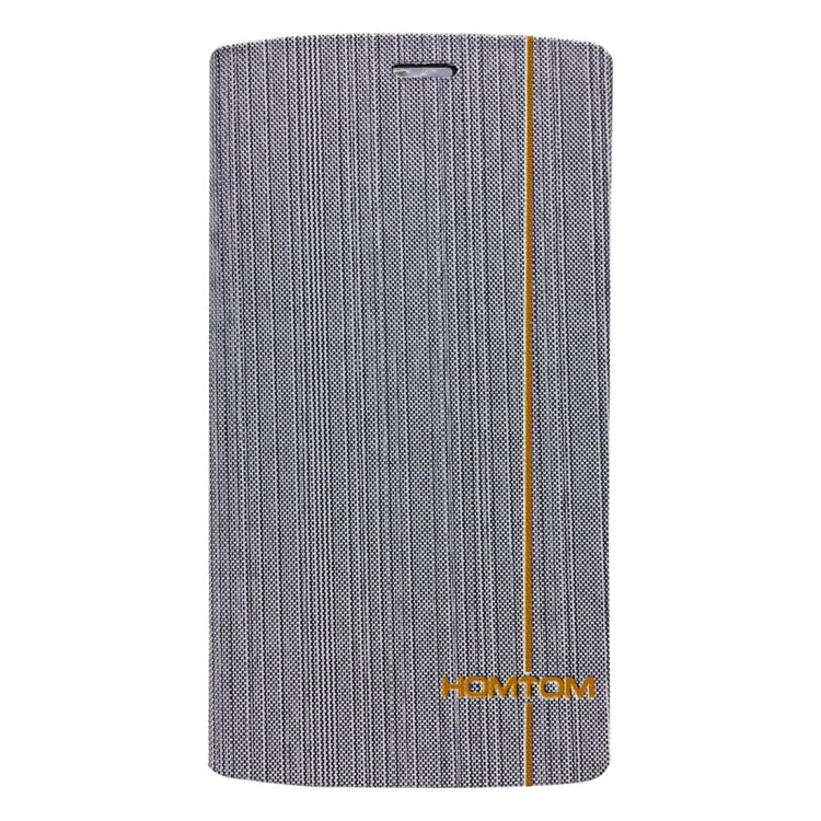 3 in 1 HOMTOM for HT7 & HT7 Pro TPU Protective Case + Flax Texture Leather Case + Tempered Glass Screen Film