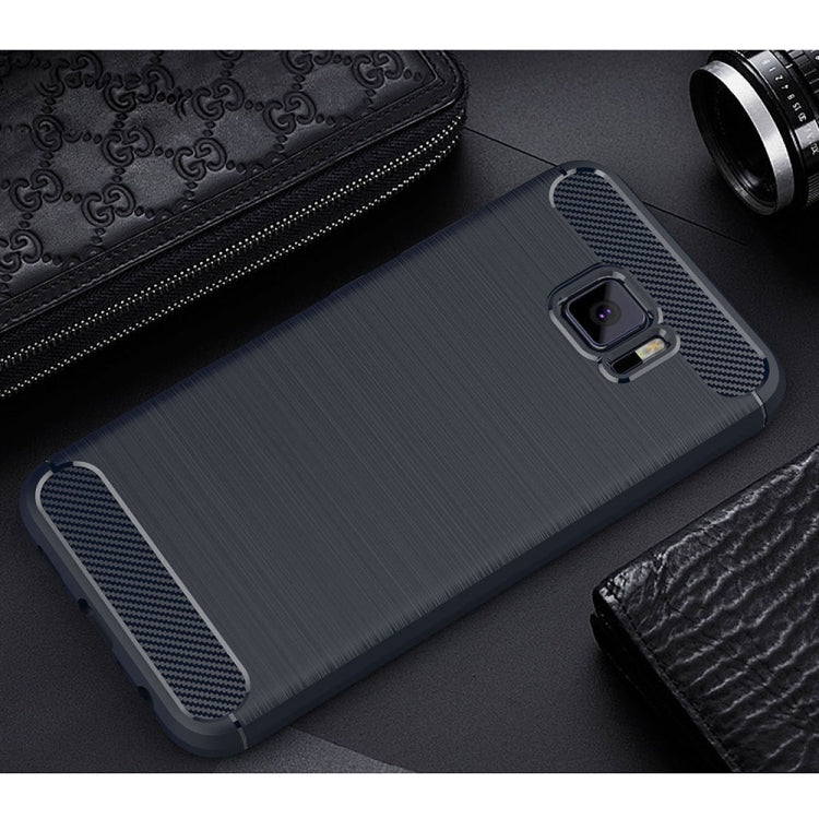 For ASUS ZenFone V V520KL Brushed Texture Carbon Fiber Shockproof TPU Rugged Armor Protective Case