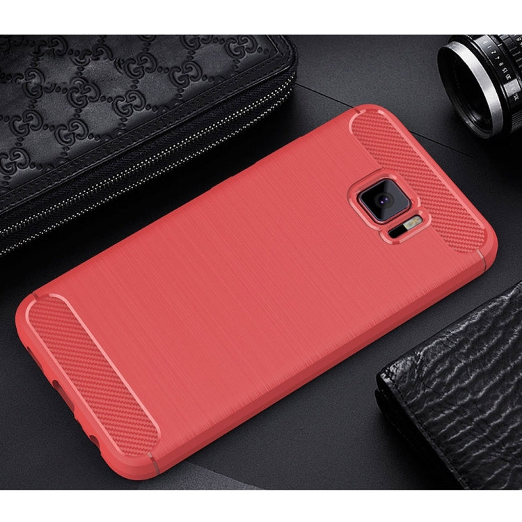 For ASUS ZenFone V V520KL Brushed Texture Carbon Fiber Shockproof TPU Rugged Armor Protective Case