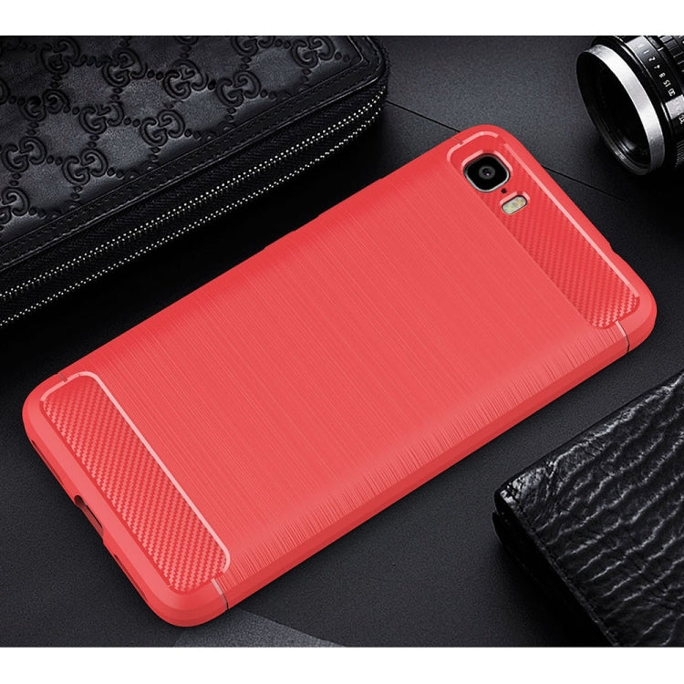 For Asus Zenfone 3s Max ZC521TL Brushed Texture Carbon Fiber Shockproof TPU Rugged Armor Protective Case