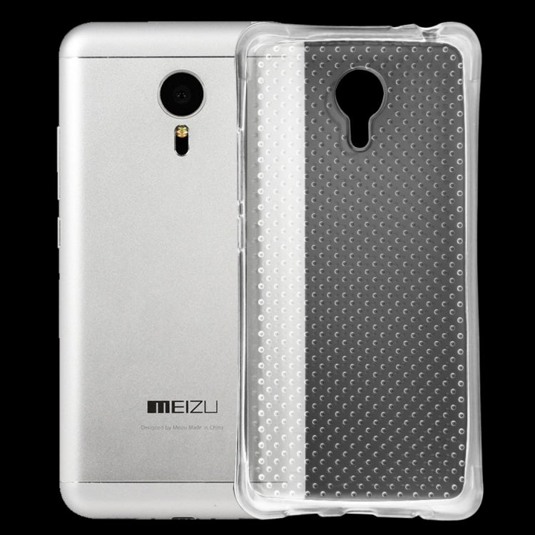 For Meizu  MX5 Shock-resistant Cushion TPU Protective Case(Transparent)