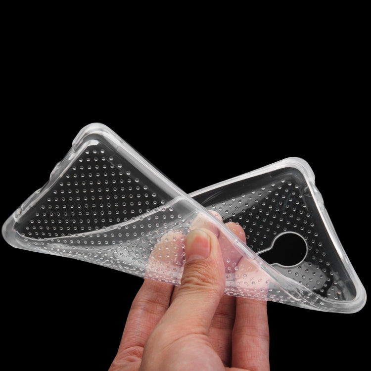 For Meizu  Meilan Metal Shock-resistant Cushion TPU Protective Case(Transparent)