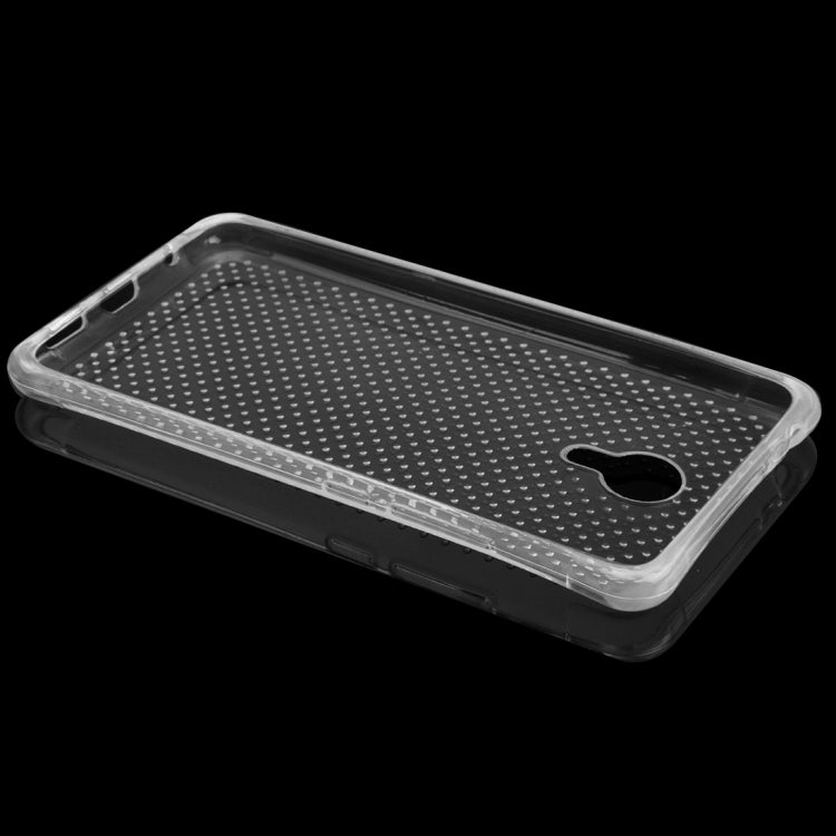 For Meizu  M2 Note Shock-resistant Cushion TPU Protective Case(Transparent)