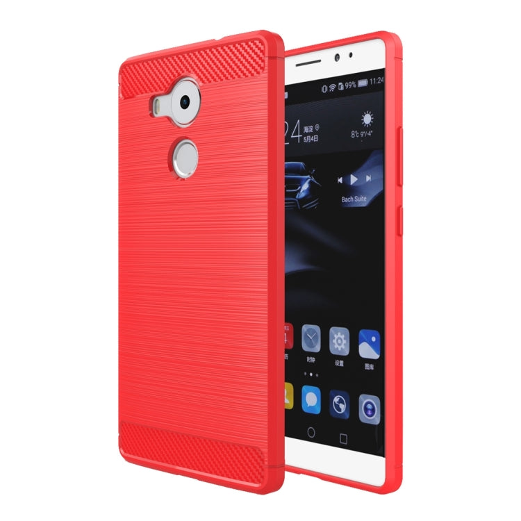 For Huawei  Mate 8 Brushed Texture Fiber TPU Rugged Armor Protective Case