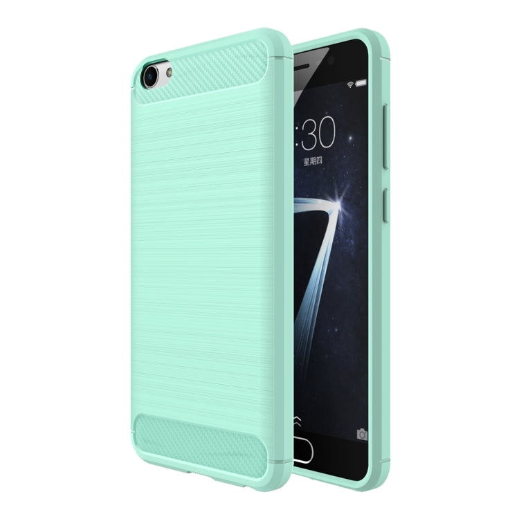 For Vivo  X7 Plus Brushed Texture Fiber TPU Rugged Armor Protective Case