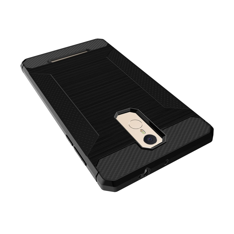 For Xiaomi  Redmi Note 3 Brushed Texture Carbon Fiber Anti-slip TPU Protective Cover Case