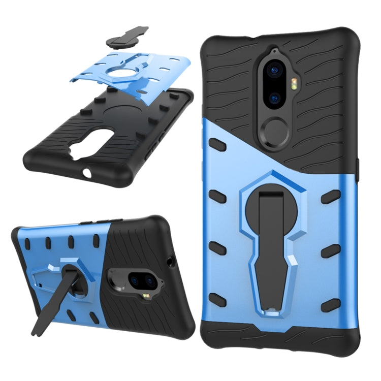 For Lenovo K8 Plus PC + TPU Dropproof Sniper Hybrid Protective Back Cover Case with 360 Degree Rotation Holder