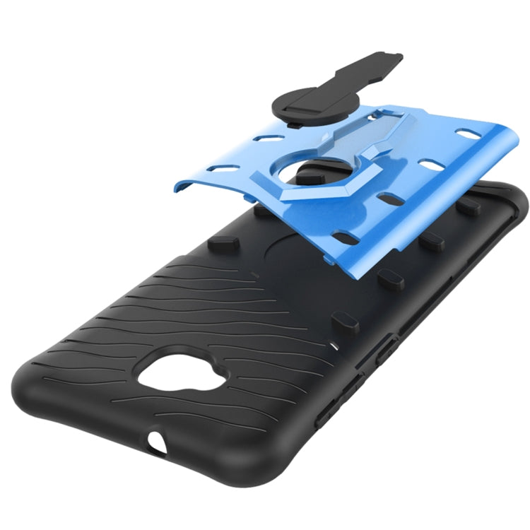 For Asus Zenfone 4 Selfie (ZD553KL) PC + TPU Dropproof Sniper Hybrid Protective Back Cover Case with 360 Degree Rotation Holder