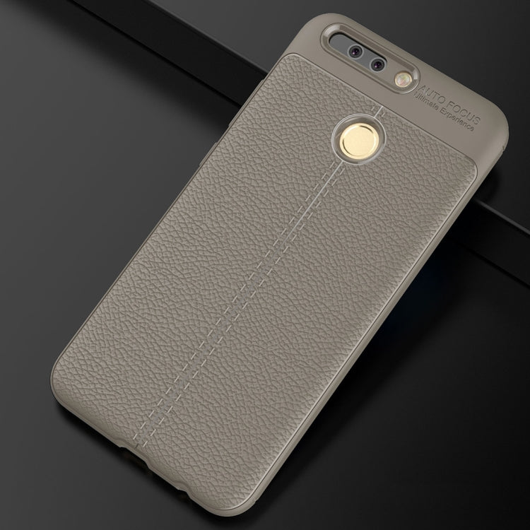 For Huawei  P9 Litchi Texture Full Coverage TPU Protective Back Cover Case