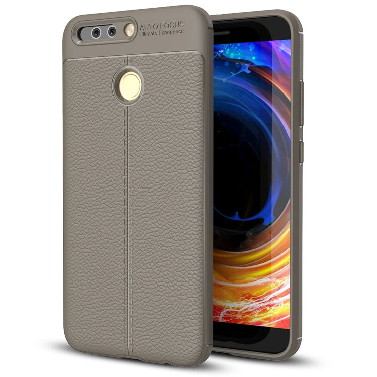 For Huawei  Honor 8 Pro / Honor V9 Litchi Texture Full Coverage TPU Protective Back Cover Case