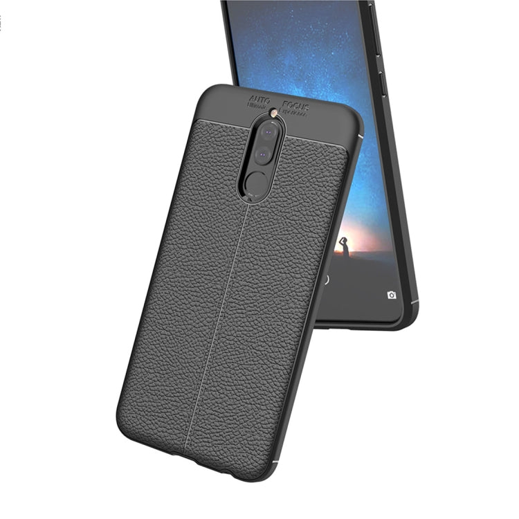 For Huawei  Maimang 6 / Mate 10 Lite Litchi Texture Full Coverage TPU Protective Back Cover Case