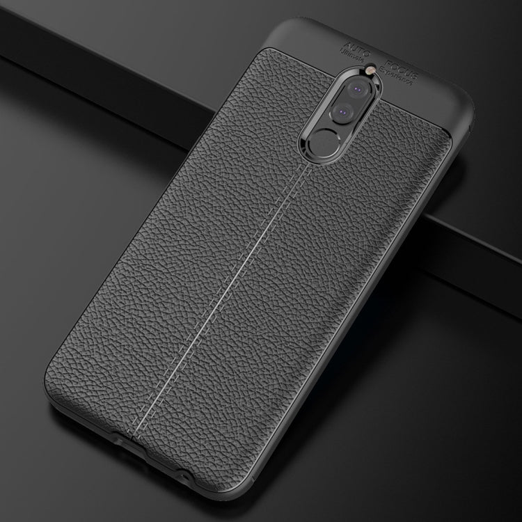 For Huawei  Maimang 6 / Mate 10 Lite Litchi Texture Full Coverage TPU Protective Back Cover Case