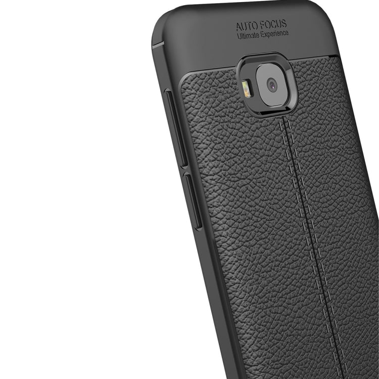 For Asus Zenfone 4 Selfie Pro ZD552KL Litchi Texture Full Coverage TPU Protective Back Cover Case