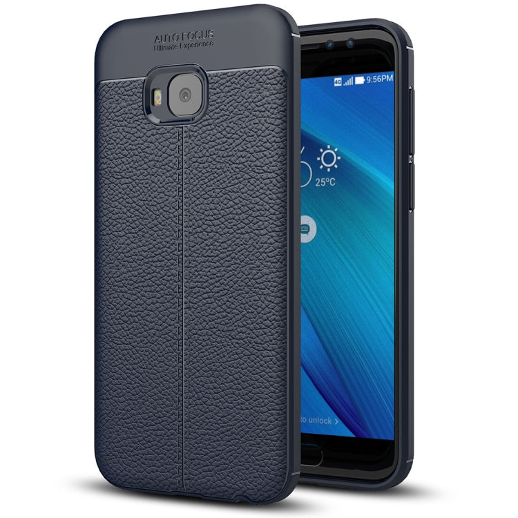 For Asus Zenfone 4 Selfie Pro ZD552KL Litchi Texture Full Coverage TPU Protective Back Cover Case