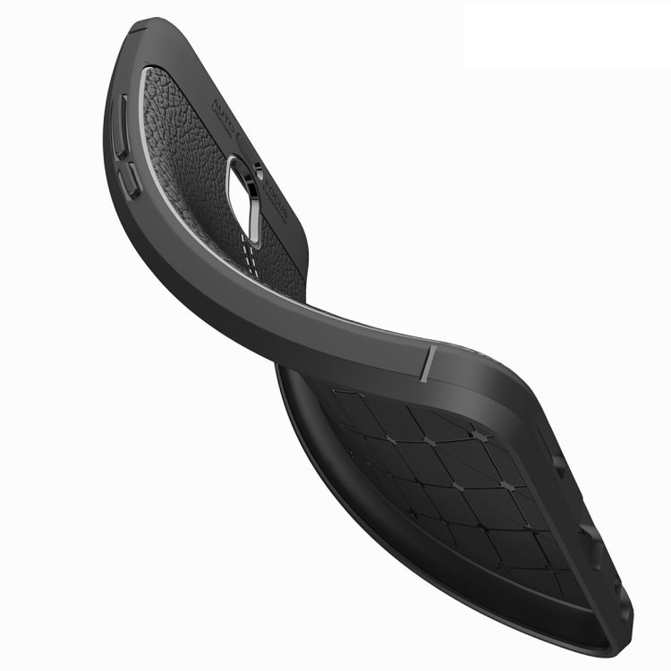 For Meizu  M6 Note Litchi Texture Soft TPU Anti-skip Protective Cover Back Case