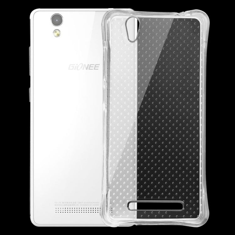 Gionee for F103 Shock-resistant Cushion TPU Protective Case(Transparent)