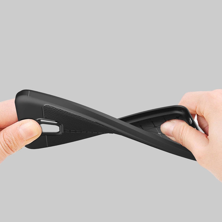 For Asus ZenFone V V520KL Litchi Texture Full Coverage TPU Protective Back Cover Case