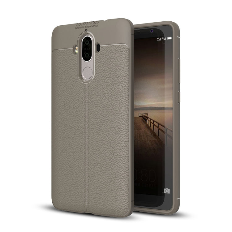 For Huawei  Mate 9 Litchi Texture Full Coverage TPU Protective Back Cover Case