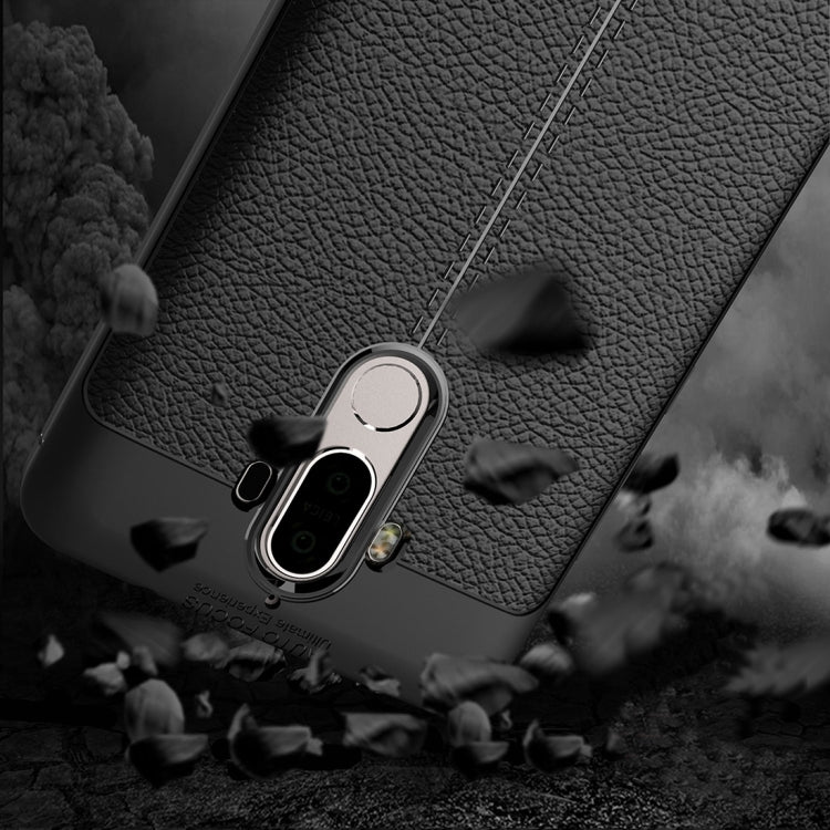 For Huawei  Mate 9 Litchi Texture Full Coverage TPU Protective Back Cover Case