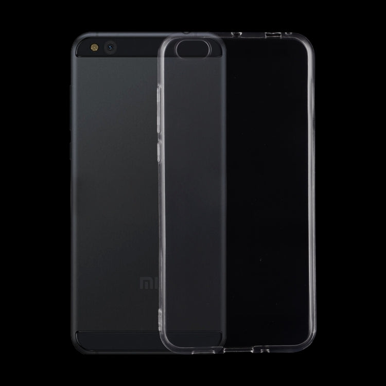 For Xiaomi  Mi 5c 0.75mm Ultra-thin Transparent TPU Protective Case(Transparent)