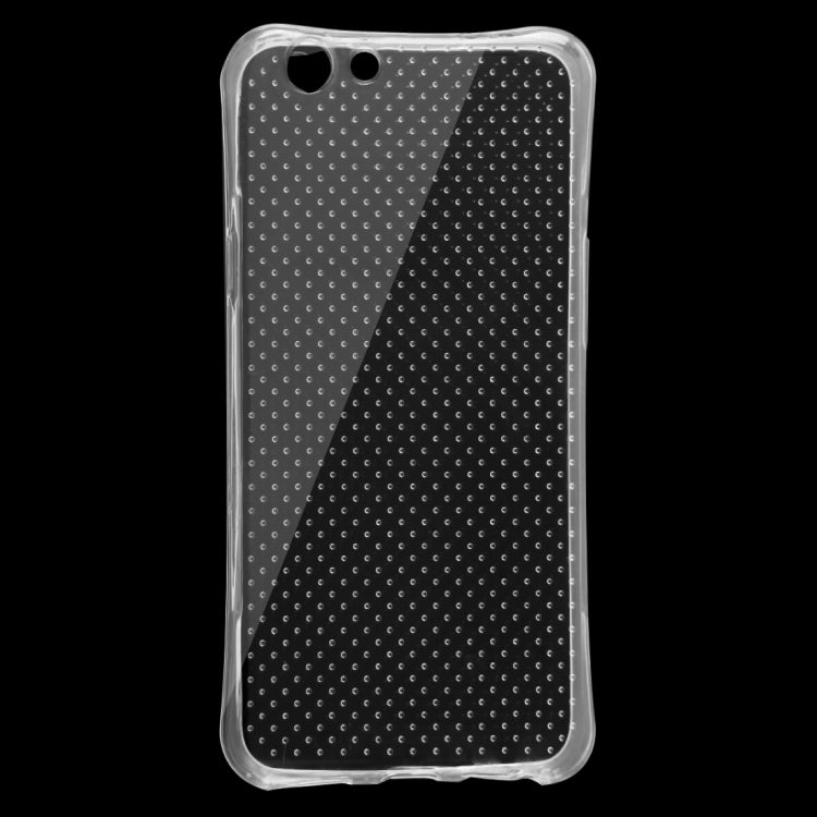 For OPPO  A59 Shock-resistant Cushion TPU Protective Case(Transparent)