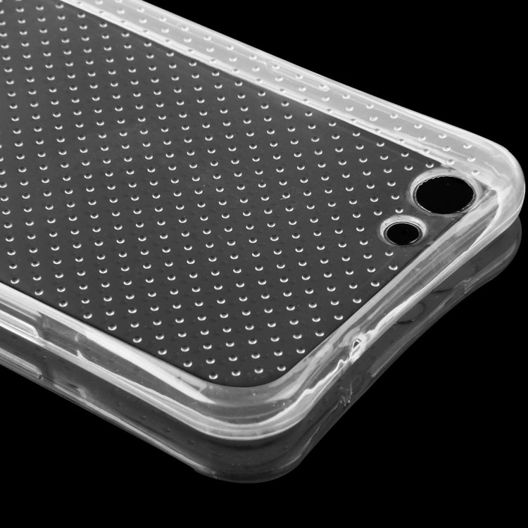 For OPPO  A59 Shock-resistant Cushion TPU Protective Case(Transparent)