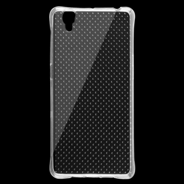 For OPPO  R7s Shock-resistant Cushion TPU Protective Case(Transparent)