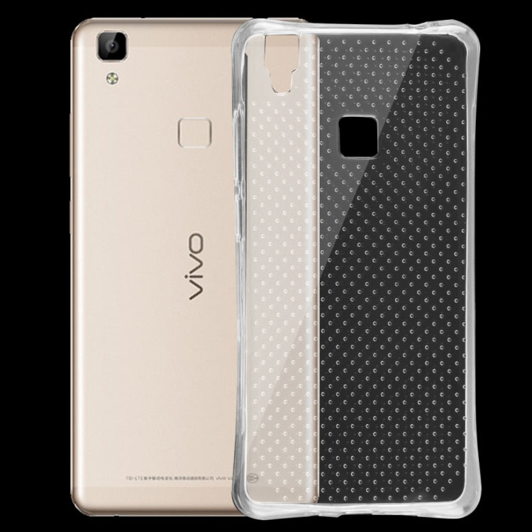 For Vivo  V3Max Shock-resistant Cushion TPU Protective Case(Transparent)