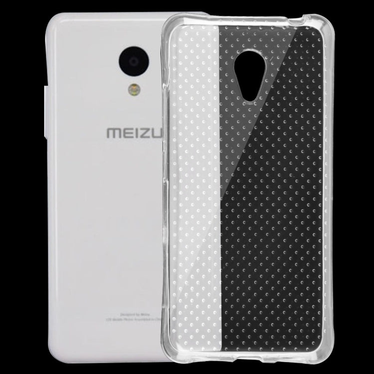 For Meizu  Meilan 3 Shock-resistant Cushion TPU Protective Case(Transparent)