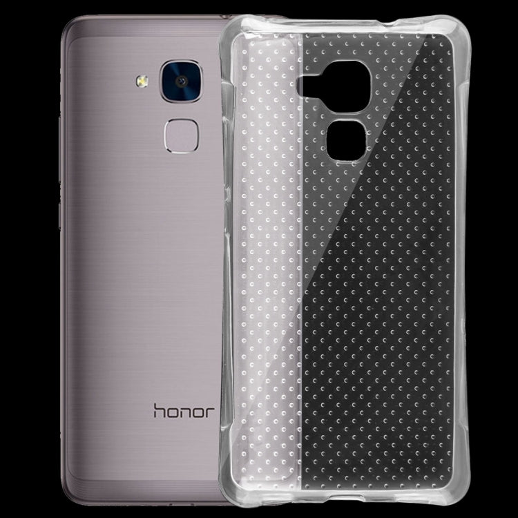 For Huawei  Honor 5C Shock-resistant Cushion TPU Protective Case(Transparent)