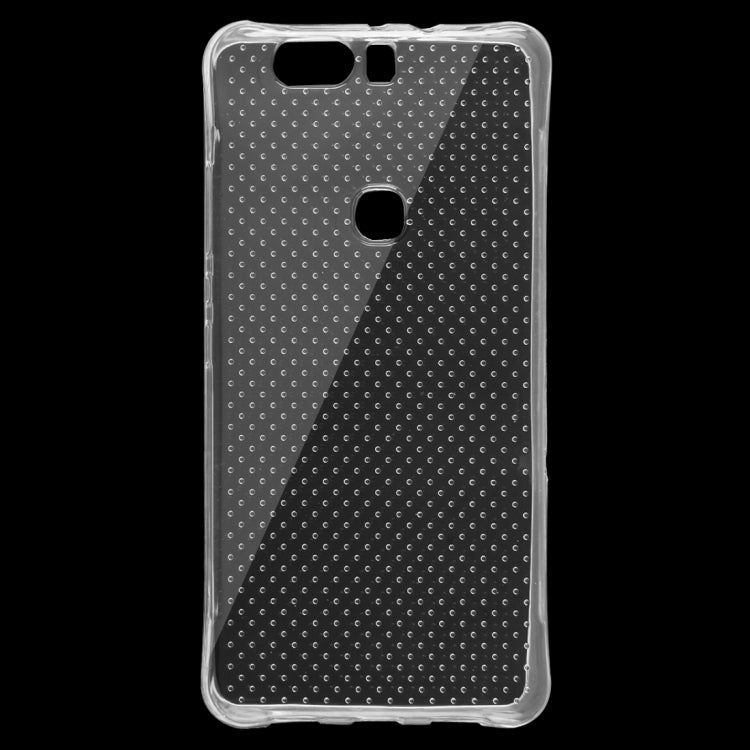 For Huawei  Honor V8 Shock-resistant Cushion TPU Protective Case(Transparent)