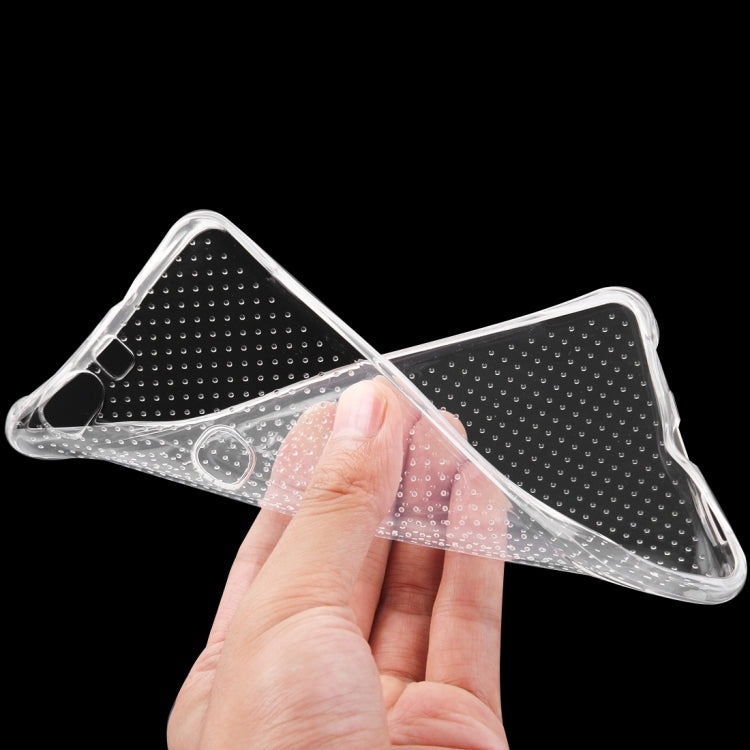 For Huawei  Honor V8 Shock-resistant Cushion TPU Protective Case(Transparent)