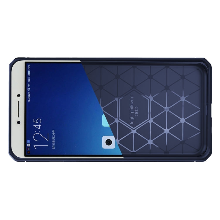 For OPPO  A37 / Neo 9 Brushed Texture Carbon Fiber Anti-slip TPU Protective Cover Case