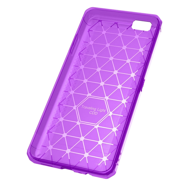 For OPPO  A57 / A39 Brushed Texture Carbon Fiber Anti-slip TPU Protective Cover Case