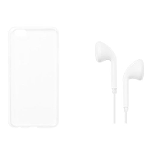For OPPO  A57 (MPH2218) Clear Case + Earphone