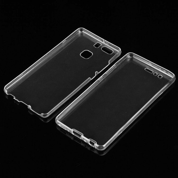 For Huawei  P9 0.75mm Double-sided Ultra-thin Transparent TPU Protective Case(Transparent)