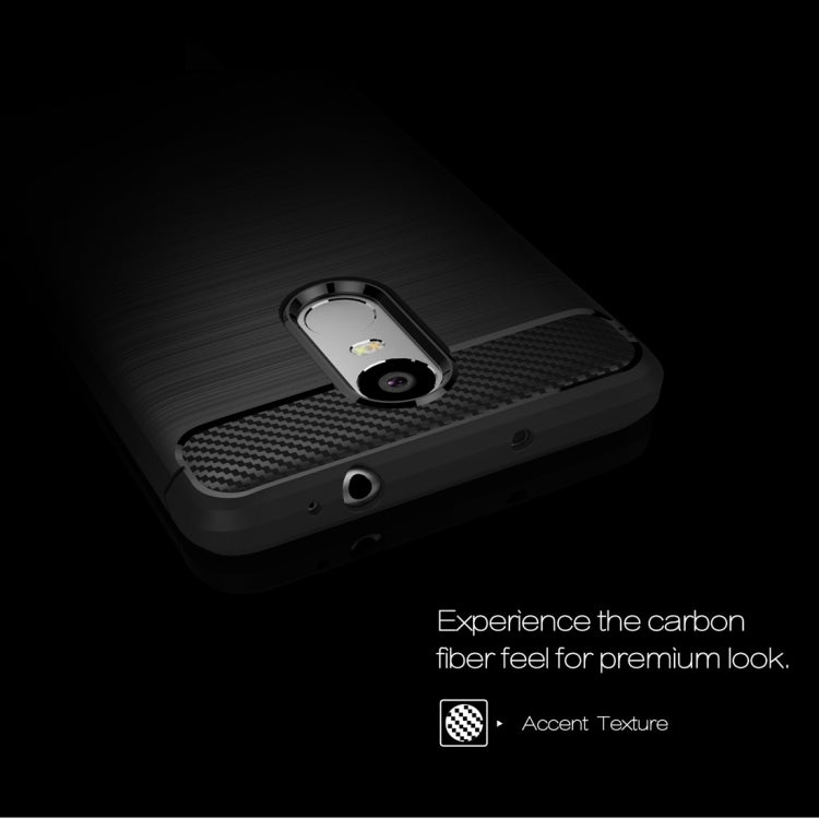 For Xiaomi  Redmi Note 3 Brushed Texture Carbon Fiber Shockproof TPU Rugged Armor Protective Case
