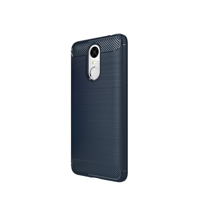 For Huawei  Enjoy 6 Brushed Carbon Fiber Texture Shockproof TPU Protective Cover Case