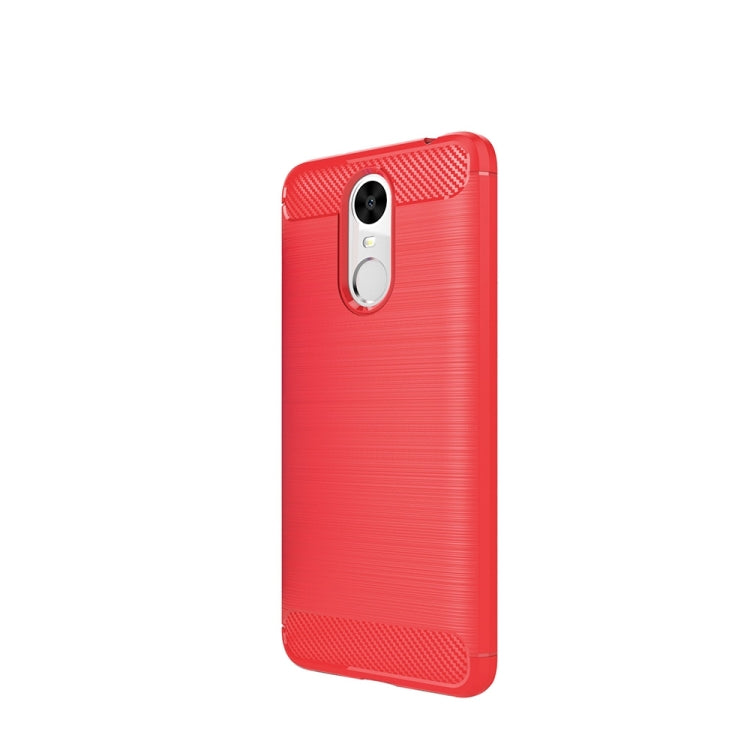 For Huawei  Enjoy 6 Brushed Carbon Fiber Texture Shockproof TPU Protective Cover Case