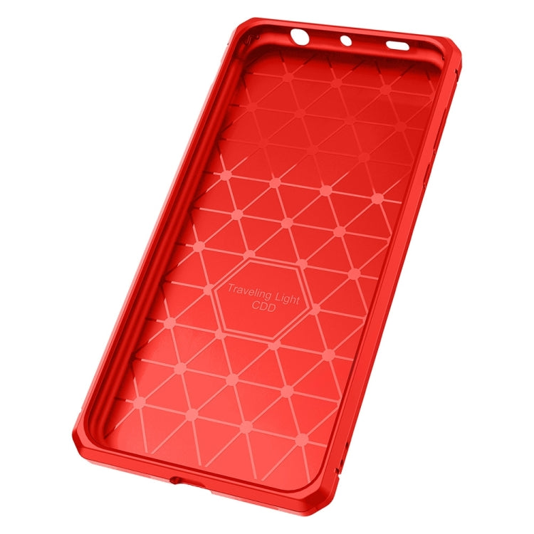 For Xiaomi  Redmi Note 4X Brushed Texture Carbon Fiber Anti-slip TPU Protective Cover Case