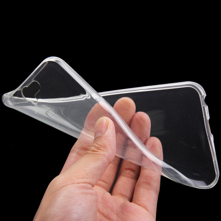For HTC One A9 0.75mm Ultra-thin Transparent TPU Protective Case(Transparent)