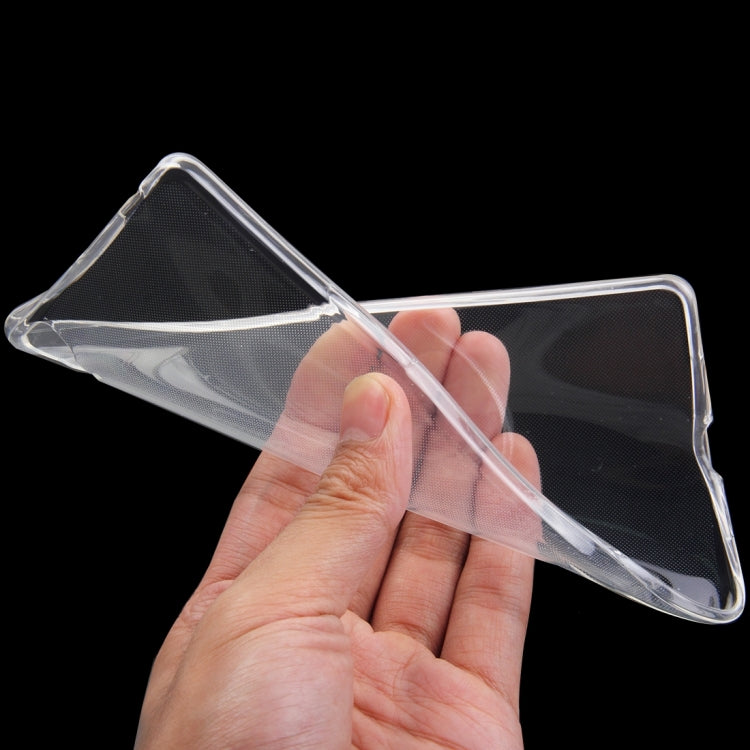 For OPPO  R7s 0.75mm Ultra-thin Transparent TPU Protective Case(Transparent)