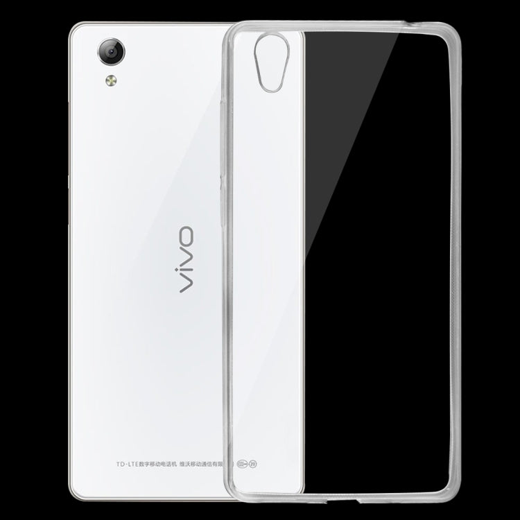 For Vivo  Y51 0.75mm Ultra-thin Transparent TPU Protective Case(Transparent)