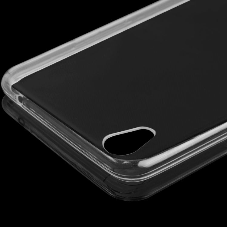 For OPPO  R9 0.75mm Ultra-thin Transparent TPU Protective Case(Transparent)
