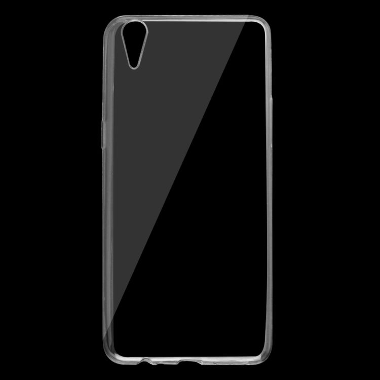 For OPPO  R9 Plus 0.75mm Ultra-thin Transparent TPU Protective Case(Transparent)