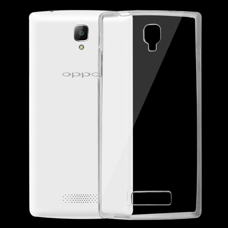 For OPPO  R831 0.75mm Ultra-thin Transparent TPU Protective Case(Transparent)