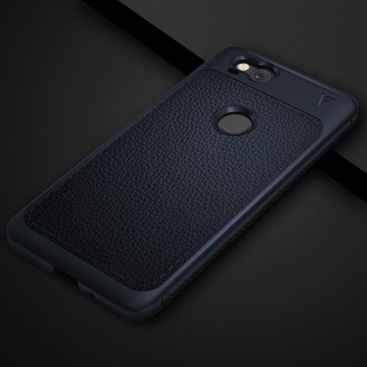 Lenuo for Google Pixel 2 Litchi Texture Full Coverage PU Leather + TPU Protective Back Cover Case