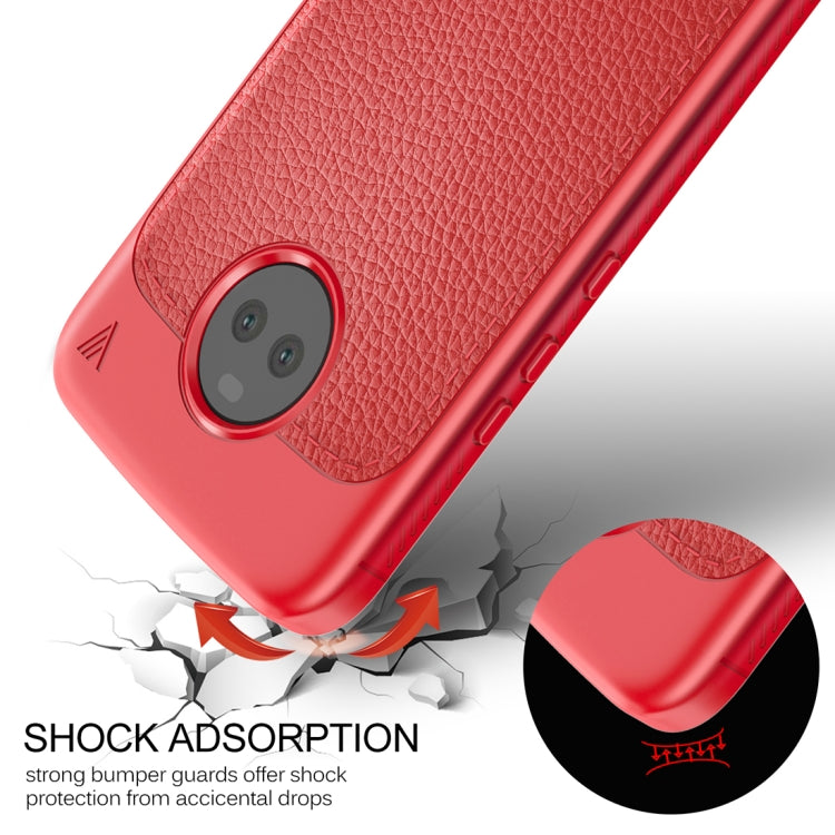 Lenuo for Motorola Moto X4 Litchi Texture Full Coverage PU Leather + TPU Protective Back Cover Case