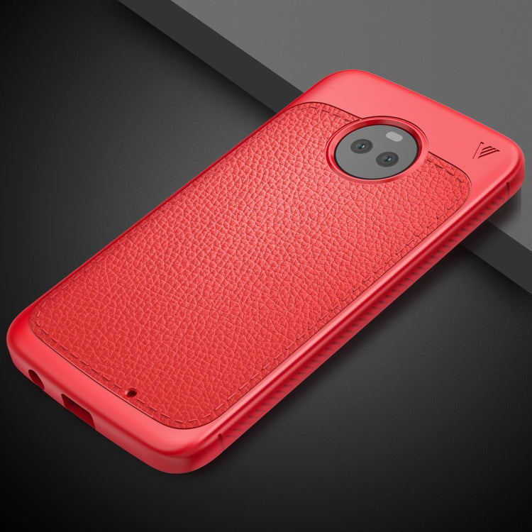 Lenuo for Motorola Moto X4 Litchi Texture Full Coverage PU Leather + TPU Protective Back Cover Case